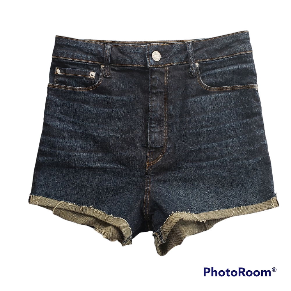 Aritzia Paradise Mine Super High Rise Denim Shorts in size 29